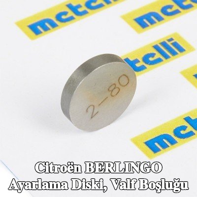 METELLI Ayarlama Diski, valf boşluğu — Citroën Berlingo