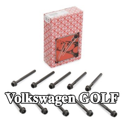 ELRING مجموعة البراغي, رأس الأسطوانة M10x1, 5x115 — Volkswagen Golf