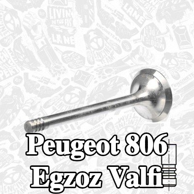 ET ENGINETEAM Egzoz valfi, egzoz tarafı, Krom kaplı valf gövdesi — 1994 Peugeot 806