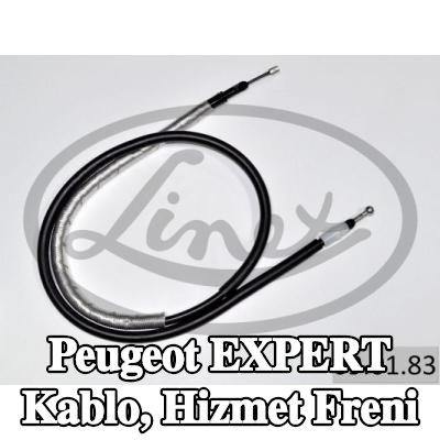 LINEX Kablo, hizmet freni — Peugeot Expert