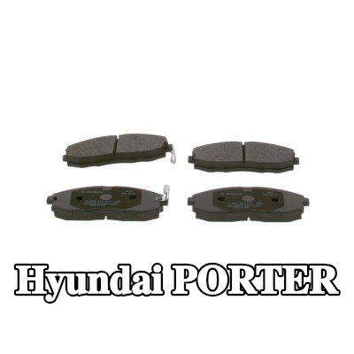 BOSCH مجموعة وسادات الفرامل 17mm, مع لوحة مانعة للصرير — Hyundai Porter