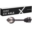 RIDEX Tahrik mili Ön Aks Sol, 614mm — 2003 Audi A8 (1)