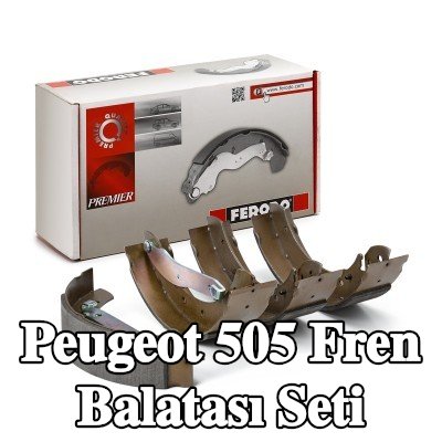 FERODO Fren pabucu seti PREMIER, aksesuarlarla — Peugeot 505