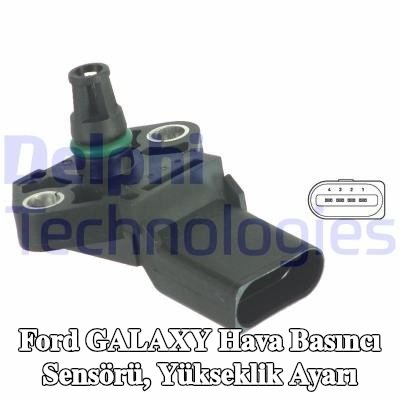 DELPHI Hava Basıncı Sensörü, yükseklik ayarı — 2002 Ford Galaxy