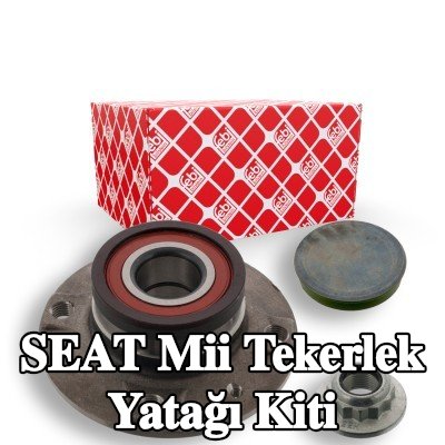 FEBI BILSTEIN Tekerlek yatağı kiti Arka Aks Sol, Arka Aks Sağ, Tekerlek göbeğine entegre tekerlek yatağı, ABS sensör halkalı, entegre manyetik sensör halkalı — SEAT Mii