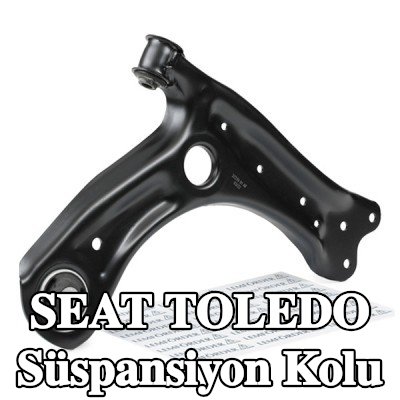 LEMFÖRDER Ön Aks Süspansiyon Kolu, Alt, Sağ, Çelik Sac, lastik yatağı ile — SEAT Toledo