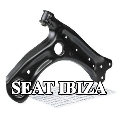 LEMFÖRDER ذراع التعليق للمحور الأمامي, السفلي, يمين, صفائح فولاذية, مع حامل مطاطي — SEAT Ibiza