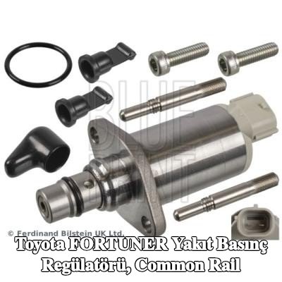 BLUE PRINT Yakıt basınç regülatörü, sabitleme/montaj malzemeli common rail — 2004 Toyota Fortuner