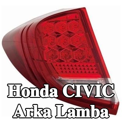 ABAKUS Arka lamba Sol, ampul tutuculu, ampul içermez — 2016 Honda Civic