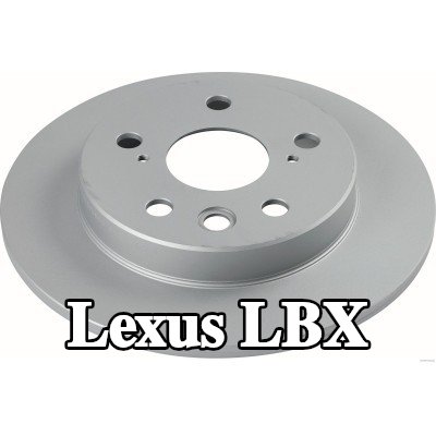 HERTH+BUSS JAKOPARTS قرص مكابح المحور الخلفي, Outer Diameter: 265mm, صلب, مطلي — Lexus Lbx