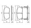 BOSCH Fren balatası seti 15mm — 2000 Honda City (4)