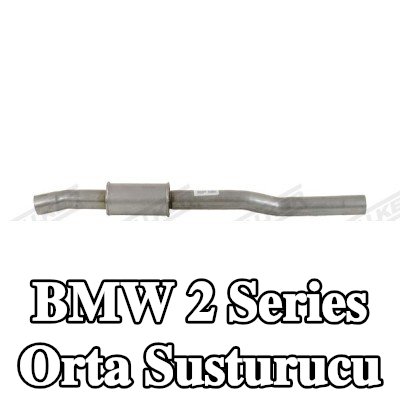WALKER Orta susturucu 1090mm, montaj parçaları olmadan — BMW 2 Series