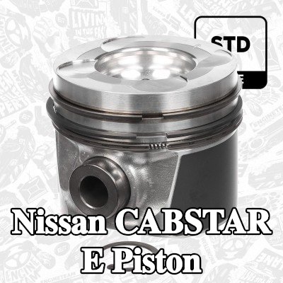 ET ENGINETEAM Piston segmanlı piston, piston segman taşıyıcısı ile — Nissan Cabstar E