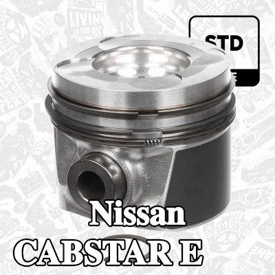 ET ENGINETEAM مكبس مزود بحلقات مكبس, مع حامل حلقة المكبس — Nissan Cabstar E