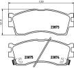 HELLA Fren balatası seti 15, 6mm — Kia Elan (4)