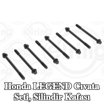 ELRING Cıvata Kiti, silindir kafası M12x1, 5x163 — Honda Legend