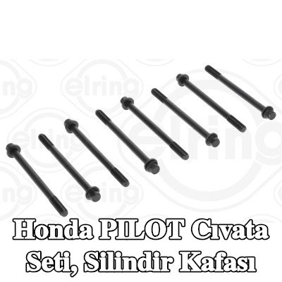 ELRING Cıvata Kiti, silindir kafası M12x1, 5x163 — 2002 Honda Pilot