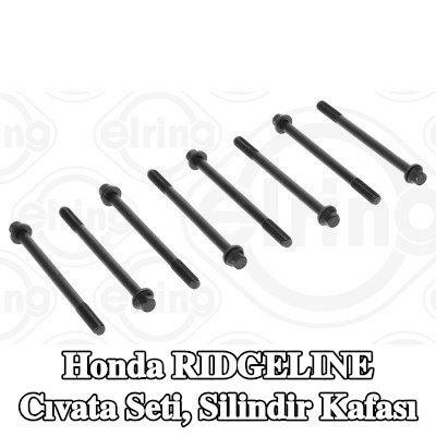 ELRING Cıvata Kiti, silindir kafası M12x1, 5x163 — Honda Ridgeline