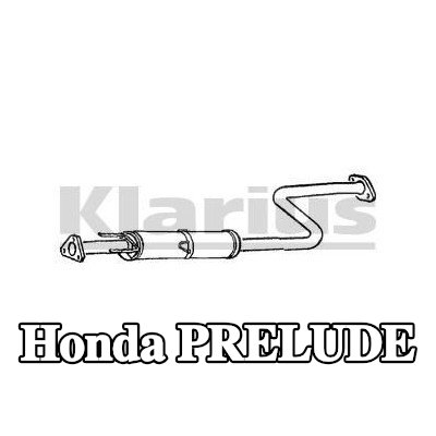 VEGAZ كاتم الصوت الأوسط 1880mm — Honda Prelude