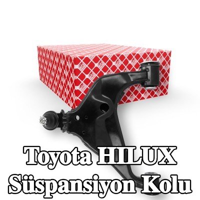 FEBI BILSTEIN Ön Aks Sol Süspansiyon Kolu, Alt, Çelik Sac — Toyota Hilux