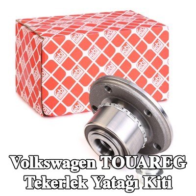 FEBI BILSTEIN Tekerlek yatağı kiti Tekerlek göbeğine entegre tekerlek yatağı, ABS sensör halkalı, entegre manyetik sensör halkalı, aks somunu ile — 2002 Volkswagen Touareg
