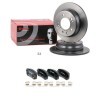 BREMBO Fren diskleri ve balataları seti Prime, düz — Hyundai ix35 (1)