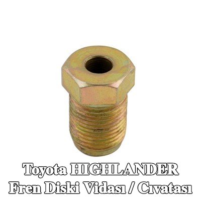 Connect Fren diski vidası / cıvatası — Toyota Highlander