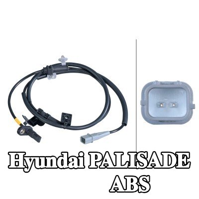 HELLA مستشعر ABS للمحور الأمامي الأيمن, مع مشابك تثبيت على الكابل — Hyundai Palisade