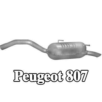 POLMO كاتم الصوت الخلفي الخلفي — 2002 Peugeot 807