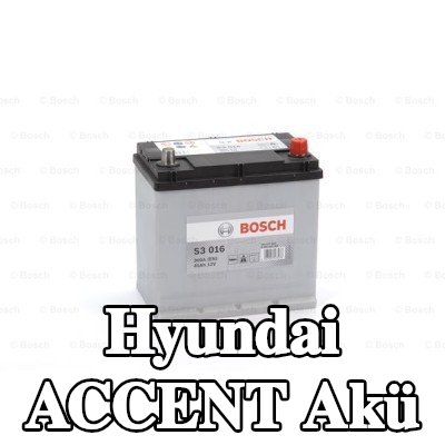 BOSCH Akü S3, 016 — 1997 Hyundai Accent