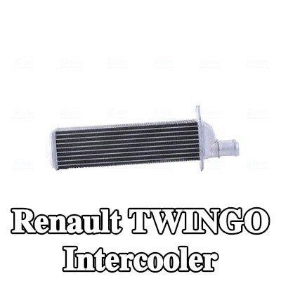 NISSENS Hızlı bağlantı parçası olmayan Intercooler, Sol konektör, düz, Sağ konektör, düz — Renault Twingo
