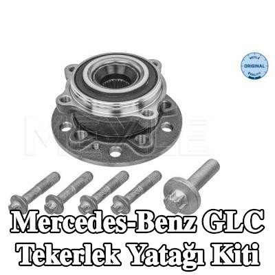MEYLE Tekerlek yatağı kiti Ön Aks, entegre manyetik sensör halkalı, entegre tekerlek yatağı ile, sabitleme/montaj malzemesi ile — 2015 Mercedes-Benz Glc