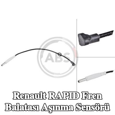 A.B.S. Fren balatası aşınma sensörü Ön Aks Sol, Ön Aks Sağ, Sol, Sağ — Renault Rapid