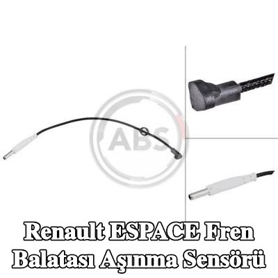 A.B.S. Fren balatası aşınma sensörü Ön Aks Sol, Ön Aks Sağ, Sol, Sağ — Renault Espace