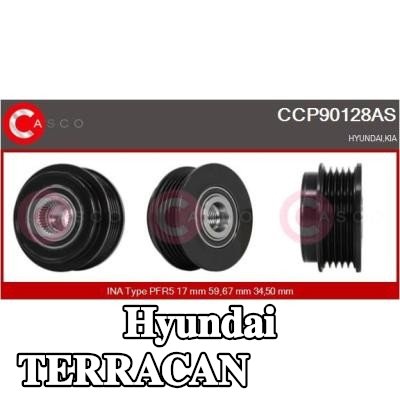 CASCO بكرة، المولد — Hyundai Terracan