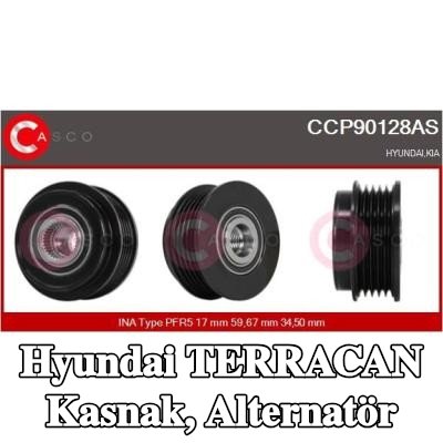 CASCO Kasnak, alternatör — Hyundai Terracan