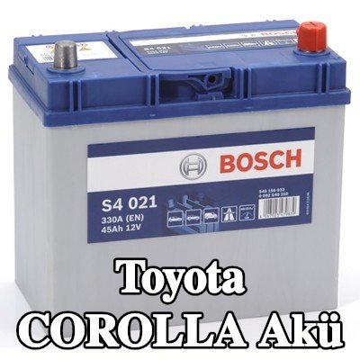 BOSCH Akü S4, 021 — 1991 Toyota Corolla