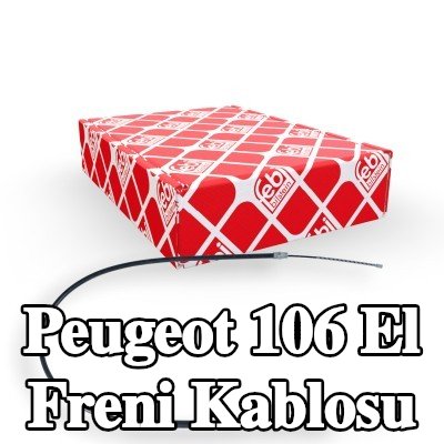 FEBI BILSTEIN El freni kablosu Sağ Arka, 1410mm — Peugeot 106