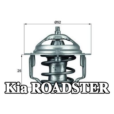 MAHLE ثرموستات 88°C, 52mm, بدون حشية/مانع تسرب — Kia Roadster