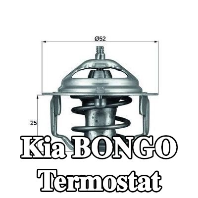 MAHLE Termostat 88°C, 52mm, contasız/sızdırmazlık elemanı olmadan — 1997 Kia Bongo
