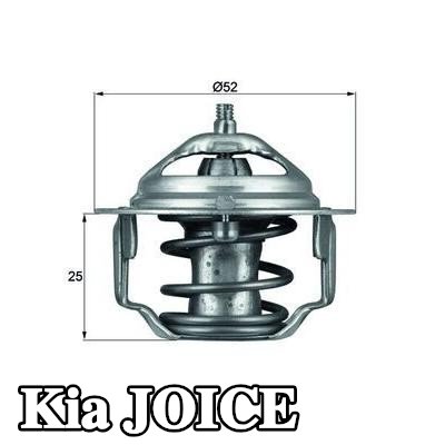 MAHLE ثرموستات 88°C, 52mm, بدون حشية/مانع تسرب — Kia Joice