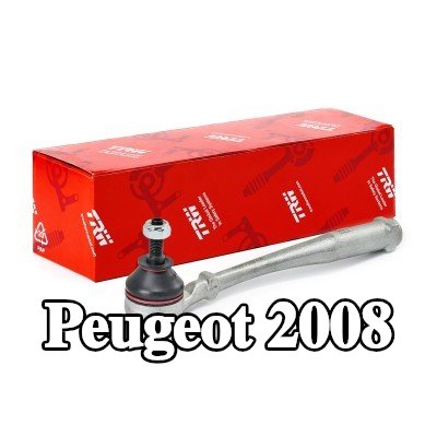 TRW طرف قضيب التوجيه الأيسر, خارجي, 212mm, مع مواد تثبيت — Peugeot 2008