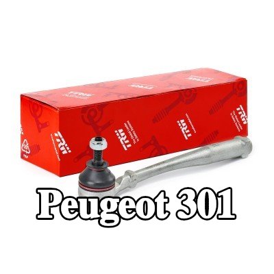 TRW طرف قضيب التوجيه الأيسر, خارجي, 212mm, مع مواد تثبيت — Peugeot 301