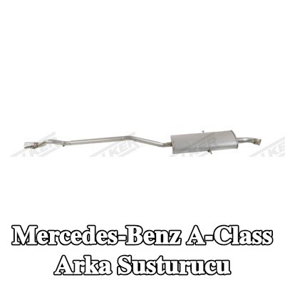 WALKER Arka susturucu 2330mm, montaj parçaları olmadan — 2012 Mercedes-Benz A-Class
