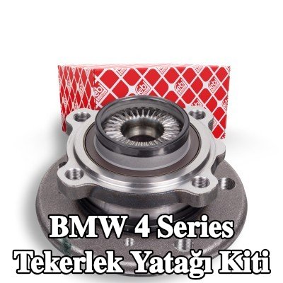 FEBI BILSTEIN Sol ön aks tekerlek yatağı kiti, Ön Aks Sağ, Tekerlek göbeğine entegre tekerlek yatağı, ABS sensör halkalı, entegre manyetik sensör halkalı, tekerlek göbeği ile — 2016 BMW 4 Series