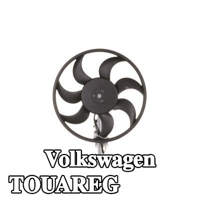 MAHLE مروحة, المبرد 420mm, بدون غطاء مروحة المبرد — 2003 Volkswagen Touareg