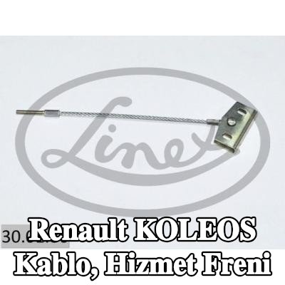 LINEX Kablo, hizmet freni — Renault Koleos