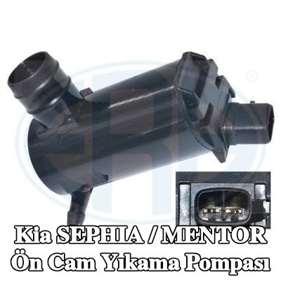 ERA Ön cam yıkama pompası 12V, conta/sızdırmazlık elemanları ile — 1998 Kia Sephia / Mentor