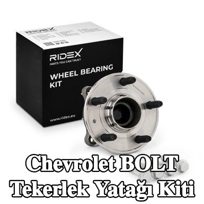 RIDEX Tekerlek yatağı kiti Arka Aks, entegre ABS sensörü ile, entegre manyetik sensör halkalı — Chevrolet Bolt