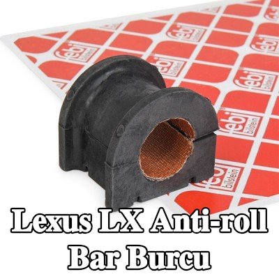 FEBI BILSTEIN Ön aks stabilizatör çubuğu burcu, 26mm, Kauçuk — Lexus Lx